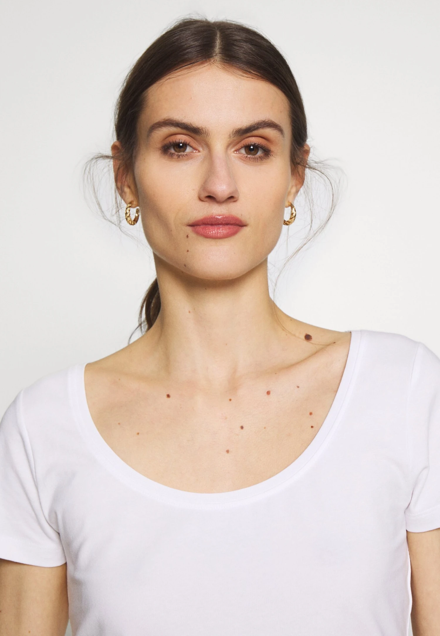 Anna Field 3 Pack - T-Shirts - White/Navy/Light Grey Melange 9 Anna Field 3 Pack - T-Shirts - White/Navy/Light Grey Melange - Bilde 7