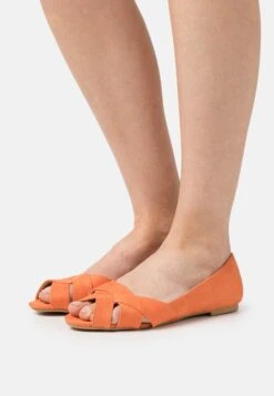 Anna Field Ballerina Med Åpen Front - Orange