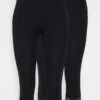 Anna Field 2 Pack - Leggings - Black 2 Anna Field 2 Pack - Leggings - Black -Anna Field b6870694334a49479c26682fdd614a6d