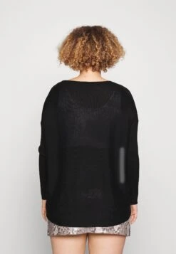 Plus Size - Strikkegenser - Black -Anna Field b7713e94de9143c8973a51d6cbc32eb2