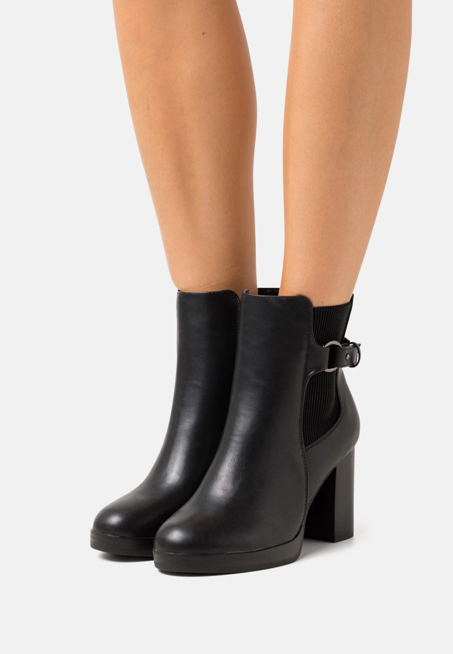 Ankelboots Med Høye Hæler - Black 3 Ankelboots Med Høye Hæler - Black