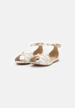 Anna Field Leather - Ballerina Med Åpen Front - White -Anna Field b929568ed3b04bf7aedb711b4e5d138d