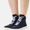 Anna Field Leather - Høye Joggesko - Dark Blue -Anna Field bbb9b8cbc0c241ca93873db63d27ca21