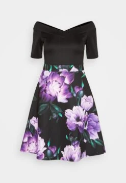 Anna Field Cocktailkjole - Black/Purple -Anna Field be52dbca06414416be7b20bb434a4a06