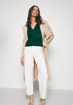 Anna Field Wrap Blouse- Bluse - Dark Green -Anna Field bf9334f108d54ed690911f9c2f572e6f