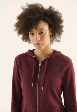 Anna Field Sweatjakke - Bordeaux -Anna Field c200c791ca6843fc9637e58383db4e67
