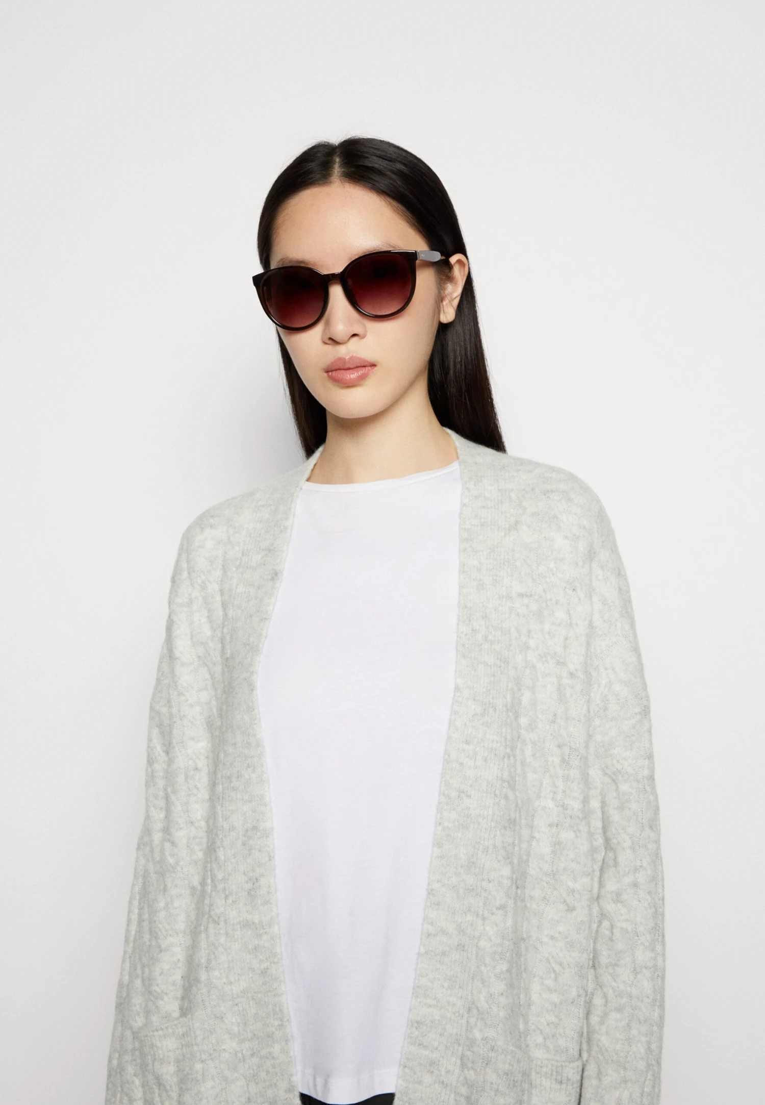 Anna Field Cardigan - Mottled Grey 6 Anna Field Cardigan - Mottled Grey - Bilde 4