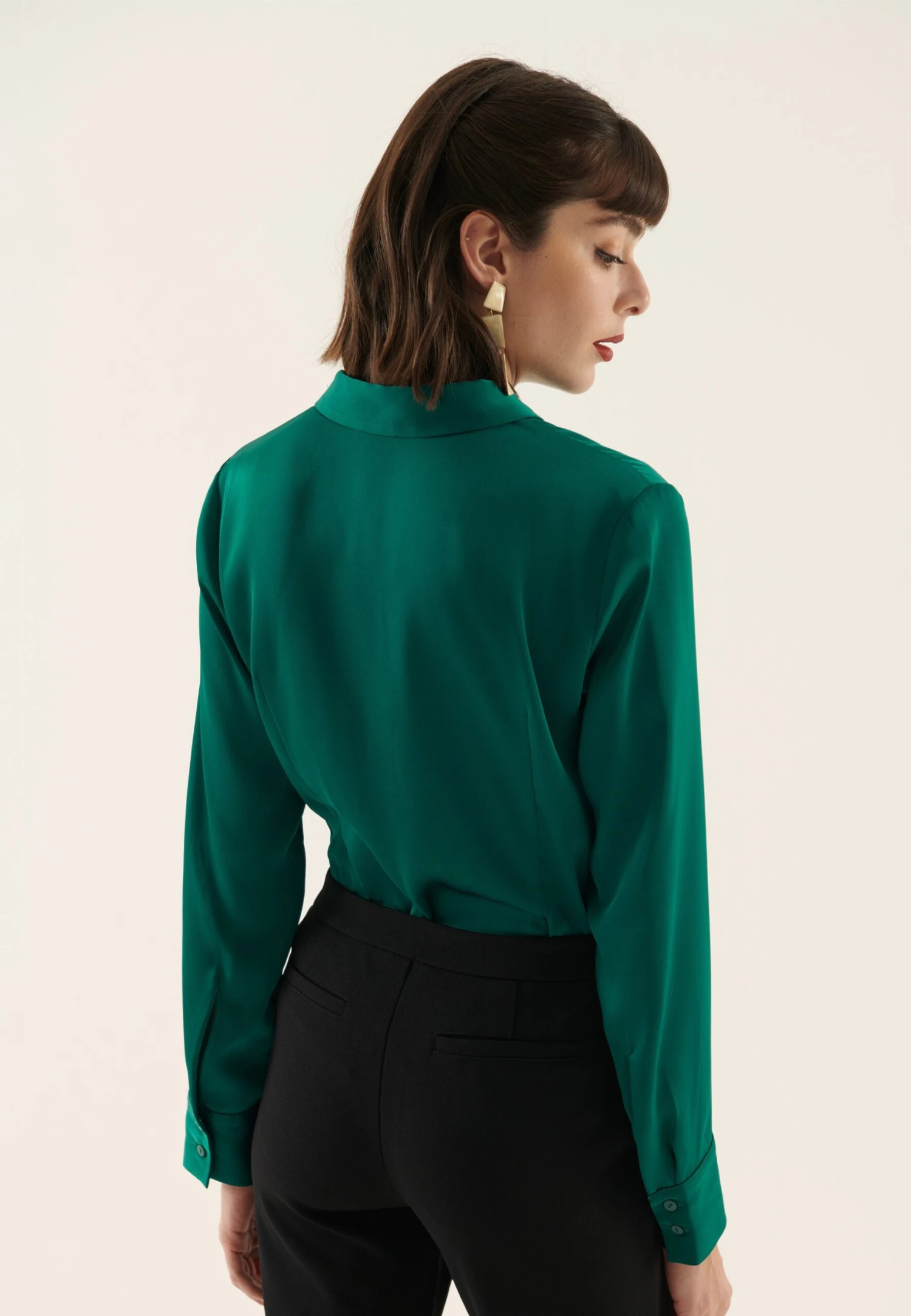 Anna Field Skjorte - Dark Green 5 Anna Field Skjorte - Dark Green - Bilde 3