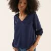 Anna Field Bluse - Dark Blue