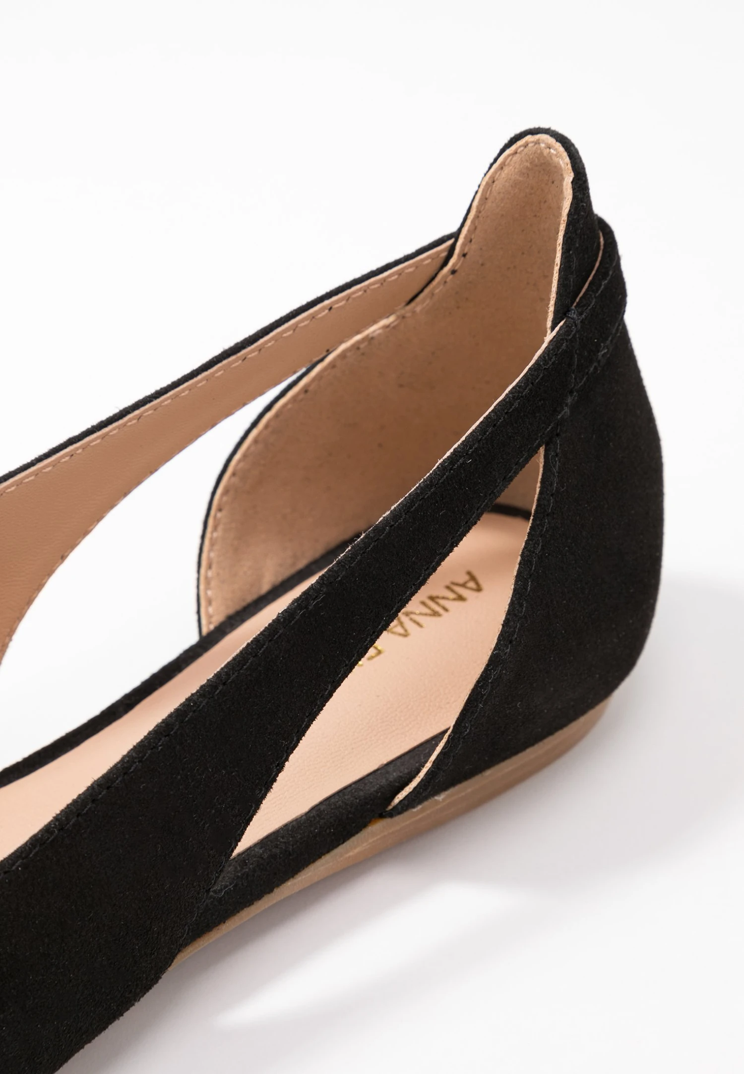 Leather- Ballerina - Black 5 Leather- Ballerina - Black - Bilde 3