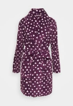 Anna Field Badekåpe - Dark Red/Beige -Anna Field d0ed8c68b69946aeab89b9bce19c7275