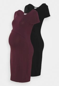 2Er Pack Nursing Function Dress - Etuikjole - Black/Bordeaux 14 2Er Pack Nursing Function Dress - Etuikjole - Black/Bordeaux -Anna Field d2587d5bbf414ed687a71c7bfef589b6