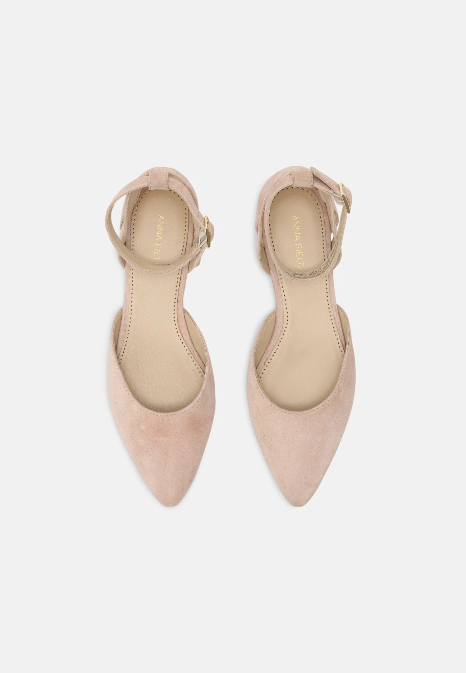 Anna Field Leather - Ballerina Med Reim - Beige 7 Anna Field Leather - Ballerina Med Reim - Beige - Bilde 5
