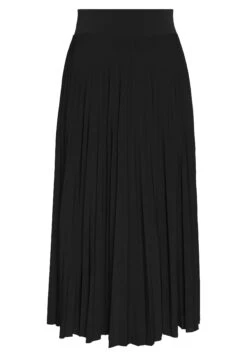 Anna Field Plisse A-Line Midi Skirt - A-Line Skjørt - Black -Anna Field dd87f996418743d1bcc2954fe9aebcc7
