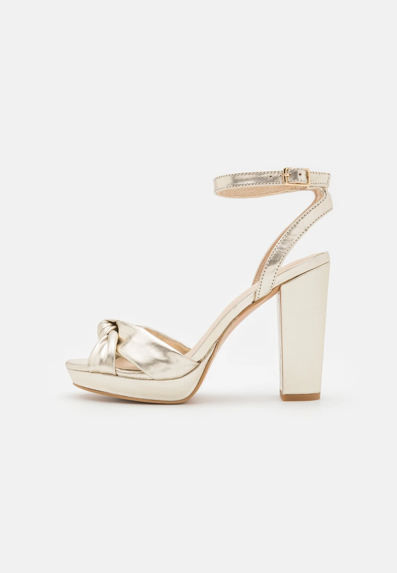 Anna Field Leather - Sandaler Med Høye Hæler - Gold 4 Anna Field Leather - Sandaler Med Høye Hæler - Gold - Bilde 2