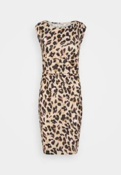 Anna Field Jerseykjole - Black/Beige/Multi-Coloured -Anna Field e15b7983e2ac42ae802b75493b63c6b8