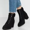 Anna Field Winter Boot - Platåstøvletter - Black -Anna Field e1d63faadbe5493aae8ee5fe1252755c