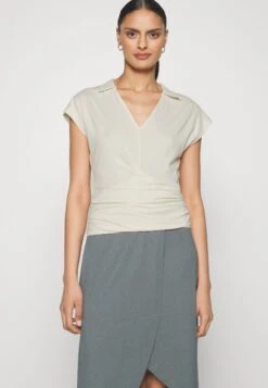 Anna Field Wrap Blouse- Bluse - Offwhite -Anna Field e32e10cda0cc4b0aac7db79e529dcd11