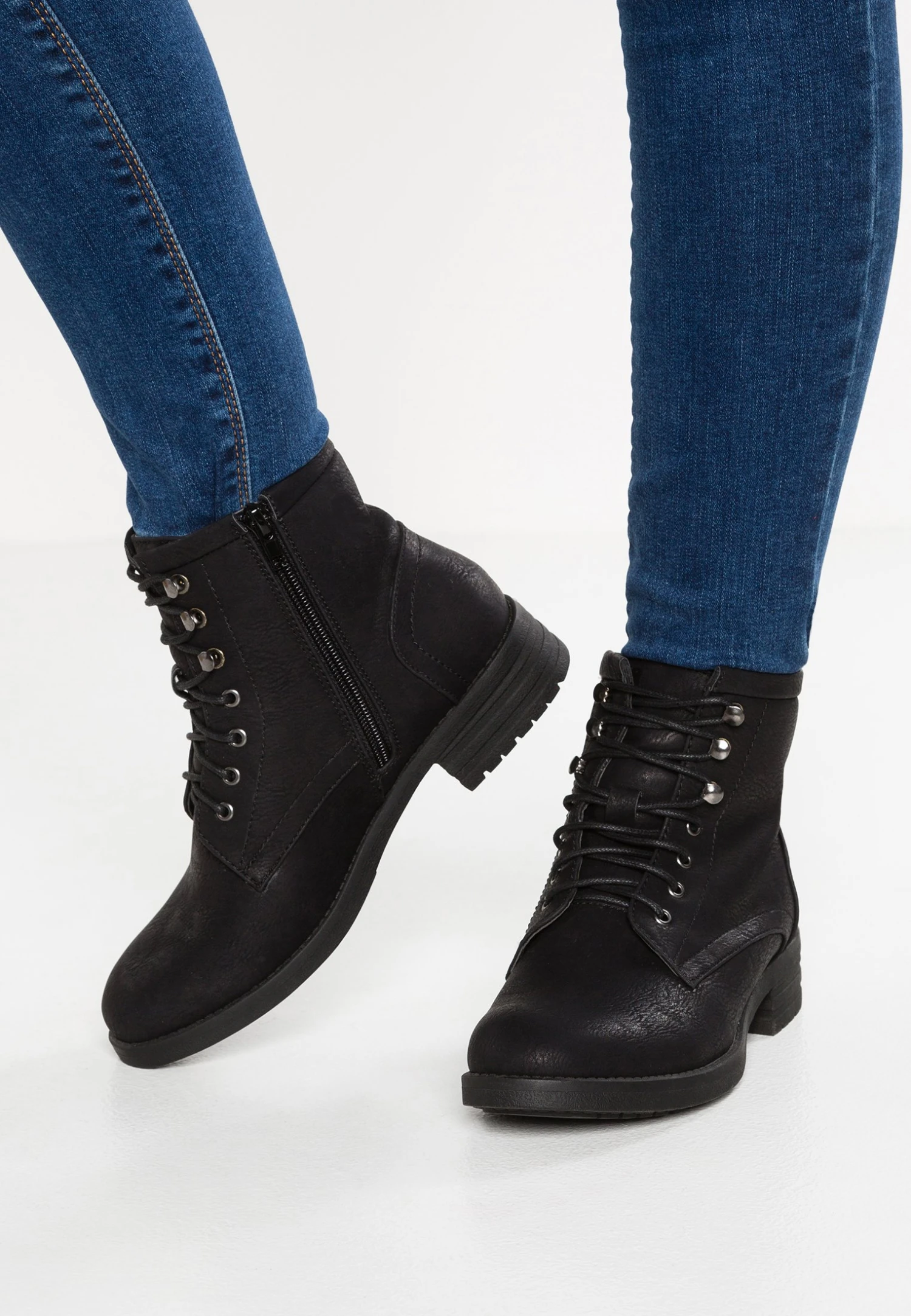 Anna Field Winter Boot - Snørestøvletter - Black 3 Anna Field Winter Boot - Snørestøvletter - Black