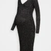 Lurex V Ausschnitt Ripp Midi Bodycon Strickkleid - Strikket Kjole - Black 1 Lurex V Ausschnitt Ripp Midi Bodycon Strickkleid - Strikket Kjole - Black -Anna Field e8e9e4681f9947b1a0c2397c39c1562b