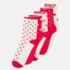 Anna Field 5 Pack - Sokker - White/Red -Anna Field e913f86b66a24d928ee120660589cafc