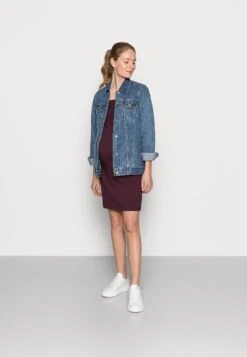 2Er Pack Nursing Function Dress - Etuikjole - Black/Bordeaux