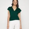 Anna Field Wrap Blouse- Bluse - Dark Green