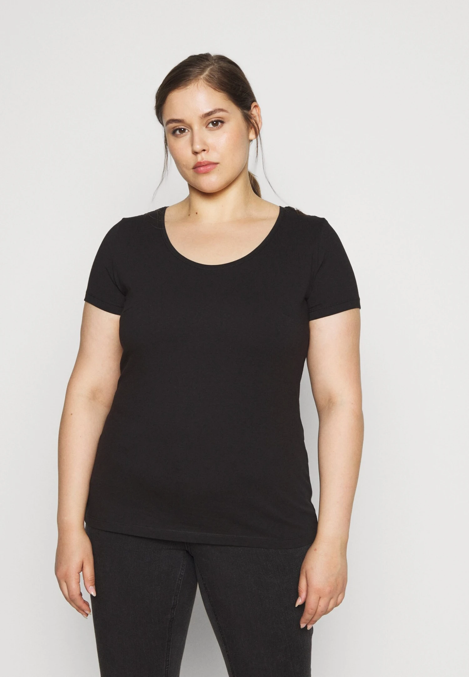 3Er Pack- T-Shirts - White/Black/Dark Grey 4 3Er Pack- T-Shirts - White/Black/Dark Grey - Bilde 2