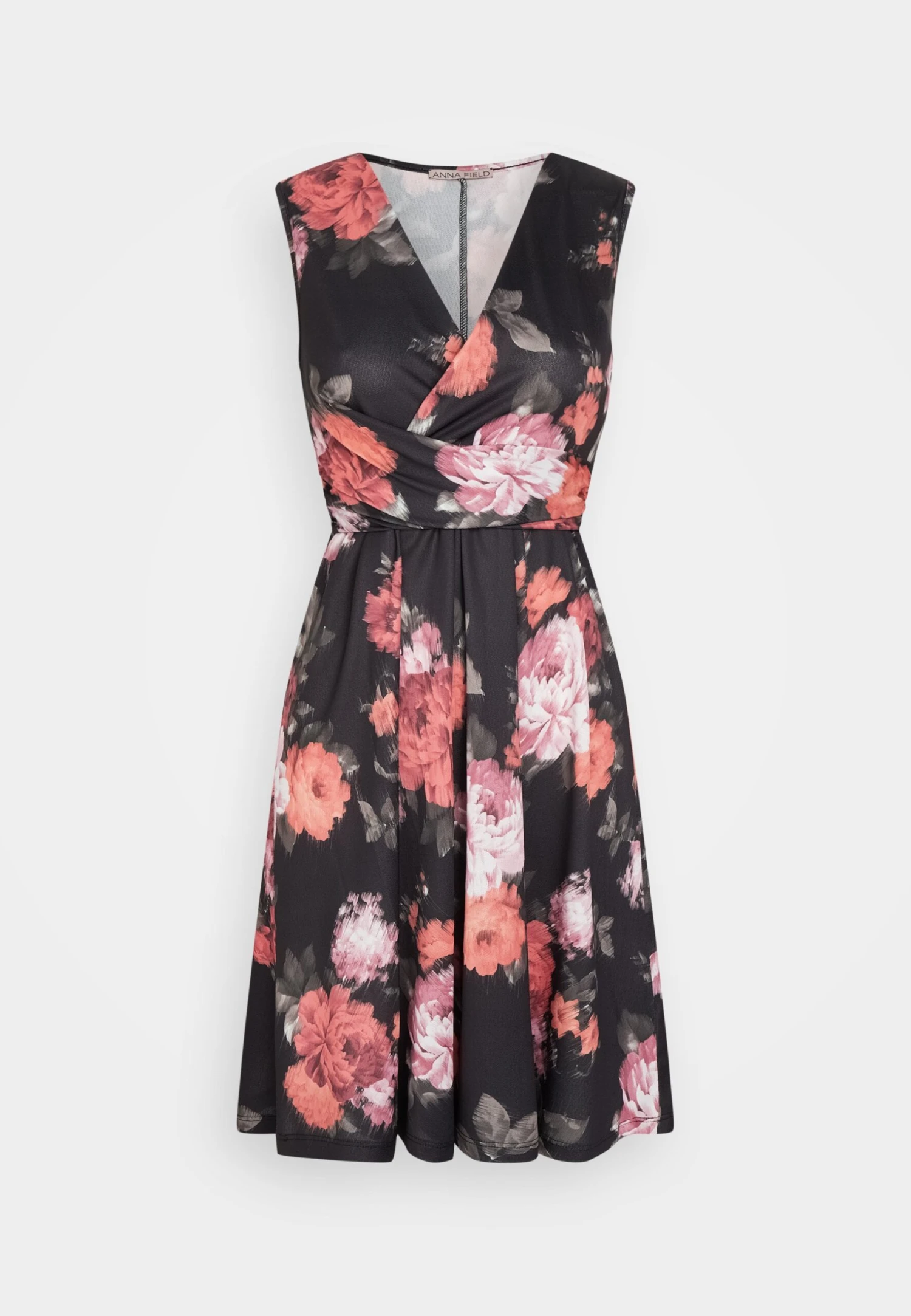 Anna Field Jerseykjole - Black/Multi-Coloured 7 Anna Field Jerseykjole - Black/Multi-Coloured - Bilde 5