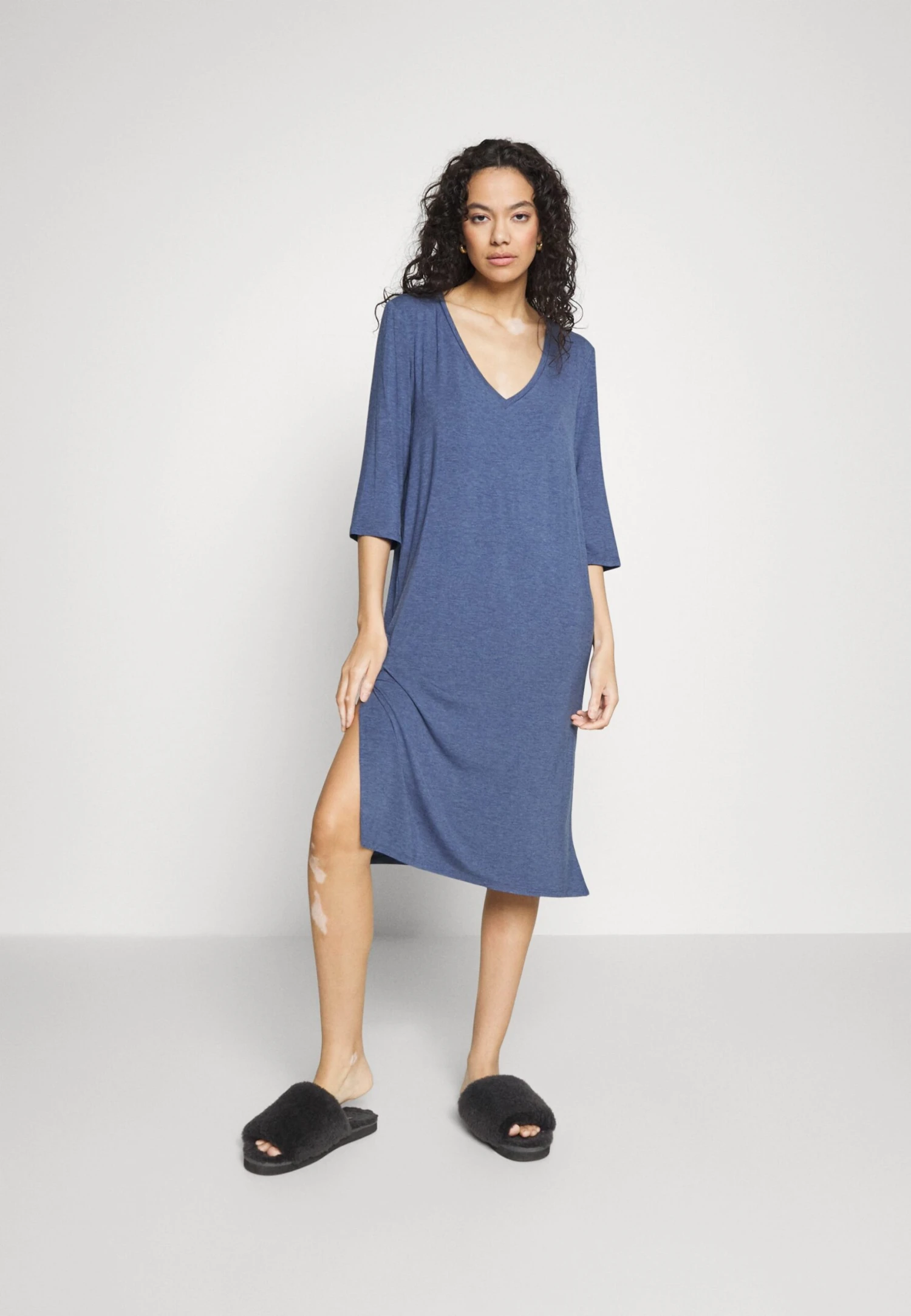 Anna Field Nattskjorte -Blue 4 Anna Field Nattskjorte -Blue - Bilde 2