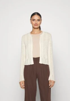 Anna Field Pointelle Bolero - Cardigan -Offwhite